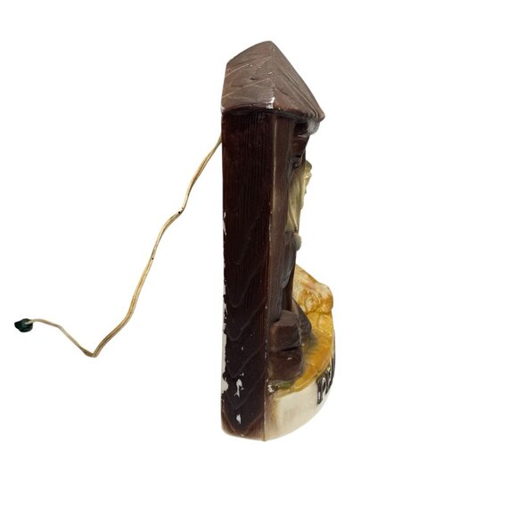 Vintage DAPOL Plastics Christmas Peace On Earth Nativity Manger Blow Mold 1973 - Picture 6 of 15